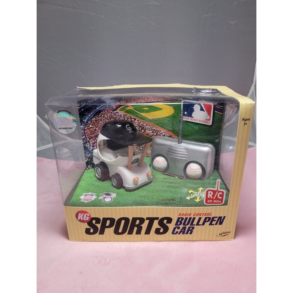 💥 Rare New Colorado Rockies KG Sports Radio Control Bullpen Car b7